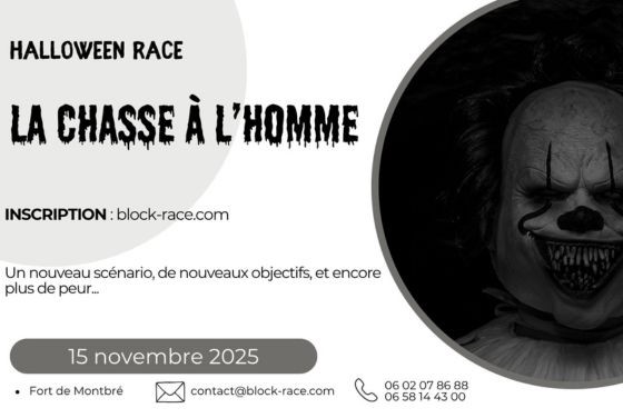 Affiche chasse à l'homme Halloween Race - La chasse à l'homme